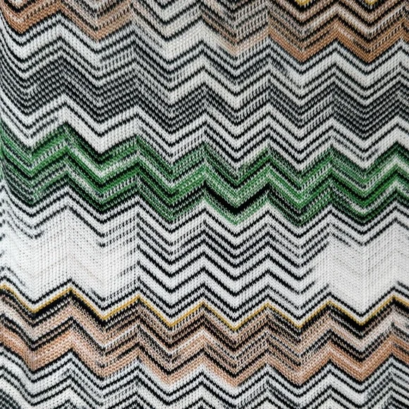 Missoni Multicolor Chevron Long Sleeve sweater Dress - Picture 8 of 9